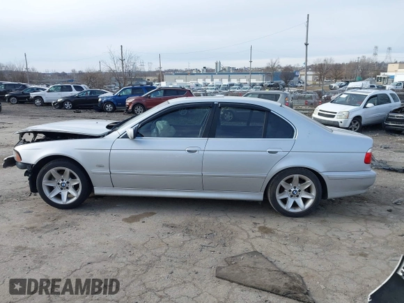 2002 BMW 5 Series 525i with VIN WBADT33412GF42744, listed as a IAAI auction lot 41609141 with 1 mi miles. Bid and sale history available at carsss.com. Image 14.
