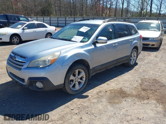 2013 Subaru Outback Premium with VIN 4S4BRCCC3D3237202, listed as a IAAI auction lot 41803420 with 215,594 mi miles and . Bid and sale history available at DreamBid. Image 2.