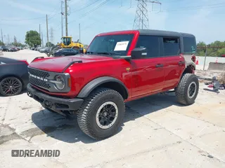 2024 Ford Bronco Badlands with VIN 1FMEE9BP0RLA41564, listed as a IAAI auction lot 42069579 with 3,681 mi miles and . Bid and sale history available at DreamBid. Image 2.