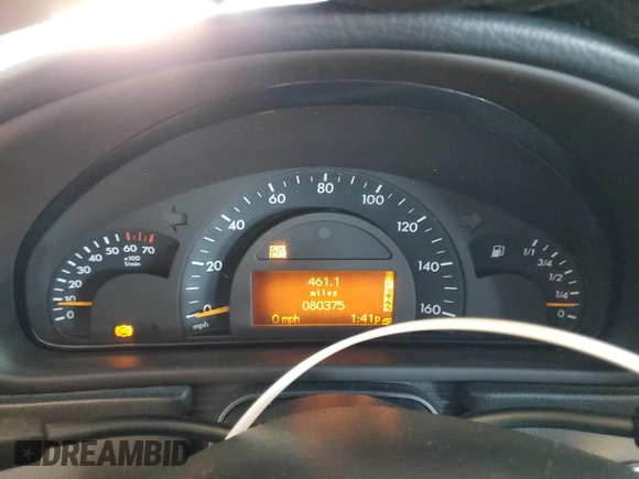 2001 Mercedes-Benz C 320 with VIN WDBRF64J21F110962, listed as a Copart auction lot 63350715 with 80,375 mi miles and Clean title. Bid and sale history available at DreamBid. Image 9.