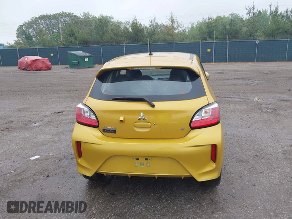 2024 Mitsubishi Mirage Black Edition with VIN ML32AWHJ7RH003579, listed as a IAAI auction lot 42312871 with 25,160 mi miles and . Bid and sale history available at DreamBid. Image 16.