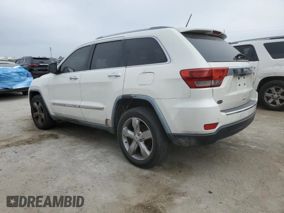 2011 Jeep Grand Cherokee Overland with VIN 1J4RS6GG7BC684628, listed as a Copart auction lot 44853645 with 187,519 mi miles and Clean Title. Bid and sale history available at DreamBid. Image 2.