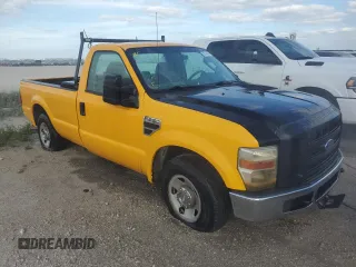 2009 Ford F-250 XL with VIN 1FTNF20589EB05848, listed as a Copart auction lot 80844054 with 120,535 mi miles and Salvage title. Bid and sale history available at DreamBid. Image 4.
