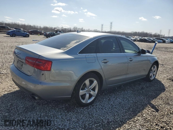 2012 Audi A6 3.0T Premium Plus with VIN WAUGGAFC6CN094472, listed as a Copart auction lot 49060025 with 111,031 mi miles and Salvage Title. Bid and sale history available at carsss.com. Image 3.