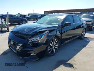 2020 Nissan Altima 2.5 SR with VIN 1N4BL4CV3LC119264, listed as a IAAI auction lot 41593154 with 74,808 mi miles. Bid and sale history available at carsss.com. Image 2.