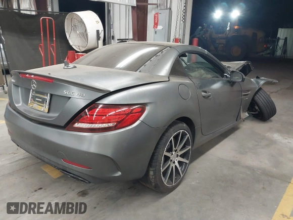 2020 Mercedes-Benz SLC 43 AMG with VIN WDDPK6GA0LF167413, listed as a IAAI auction lot 41846888 with Not Provided miles and . Bid and sale history available at DreamBid. Image 4.