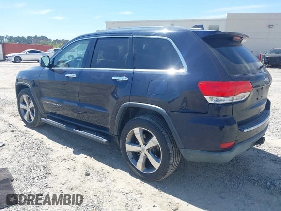 2015 Jeep Grand Cherokee Limited with VIN 1C4RJEBG5FC635136, listed as a IAAI auction lot 41894763 with 229,907 mi miles. Bid and sale history available at carsss.com. Image 3.