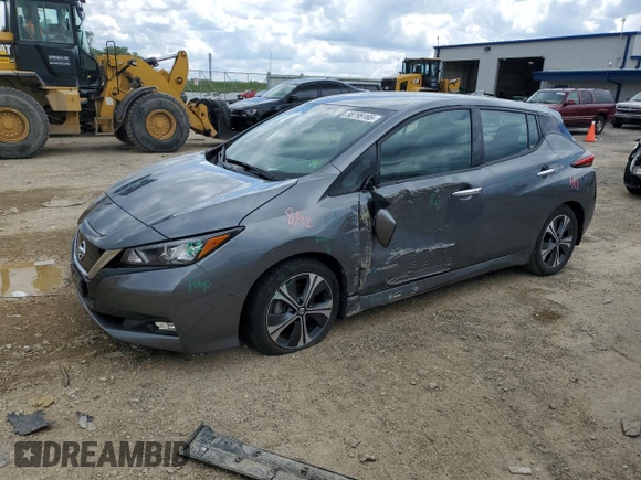 2019 Nissan LEAF SV with VIN 1N4AZ1CP1KC306883, listed as a Copart auction lot 58795165 with Not provided miles and Salvage title. Bid and sale history available at DreamBid. Image 1.