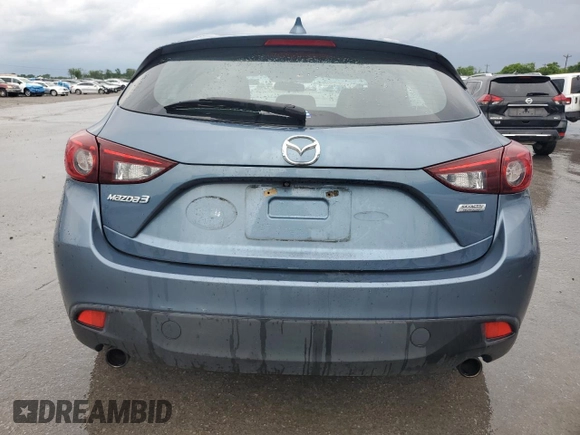 2015 Mazda 3 i Grand Touring with VIN JM1BM1M77F1242152, listed as a Copart auction lot 58266045 with 81,503 mi miles and Salvage title. Bid and sale history available at DreamBid. Image 6.