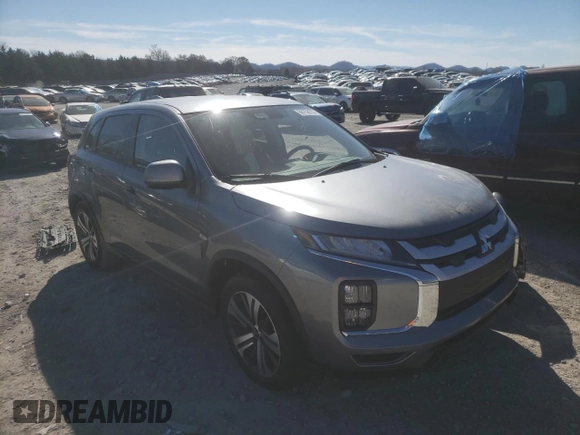 2022 Mitsubishi Outlander Sport ES with VIN JA4APUAU4NU001042, listed as a Copart auction lot 66758152 with 23,456 mi miles. Bid and sale history available at carsss.com. Image 1.