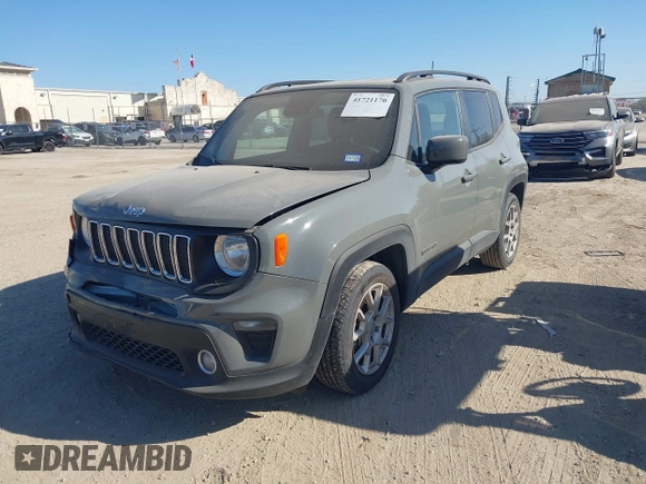 2021 Jeep Renegade Latitude with VIN ZACNJCBB3MPN26557, listed as a IAAI auction lot 41721170 with 31,893 mi miles and . Bid and sale history available at DreamBid. Image 17.