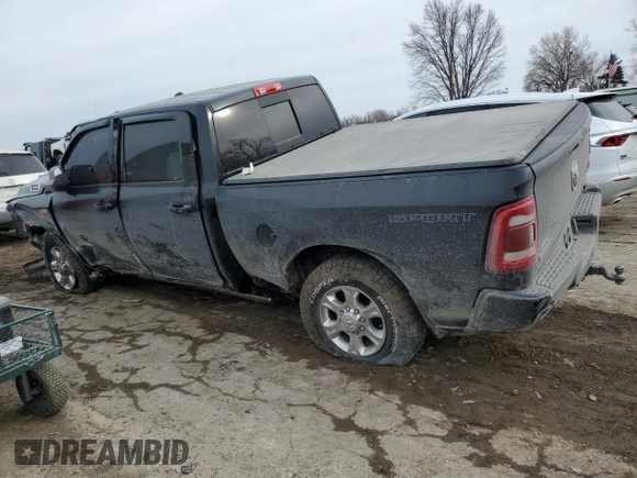 2019 Ram 2500 Big Horn with VIN 3C6UR5DJXKG720872, listed as a Copart auction lot 57288355 with Not provided miles and Salvage title. Bid and sale history available at DreamBid. Image 2.