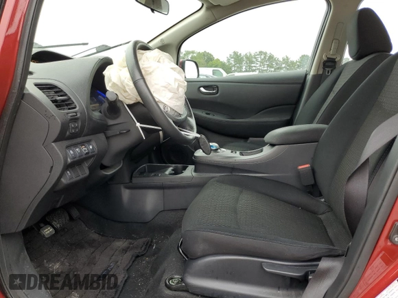 2015 Nissan LEAF SV with VIN 1N4AZ0CP9FC332115, listed as a Copart auction lot 57519363 with 26,964 mi miles. Bid and sale history available at carsss.com. Image 7.