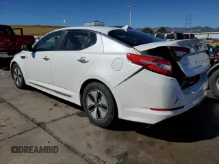 2013 Kia Optima Hybrid LX with VIN KNAGM4ADXD5056352, listed as a Copart auction lot 72418074 with 135,560 mi miles and Salvage Title. Bid and sale history available at carsss.com. Image 2.