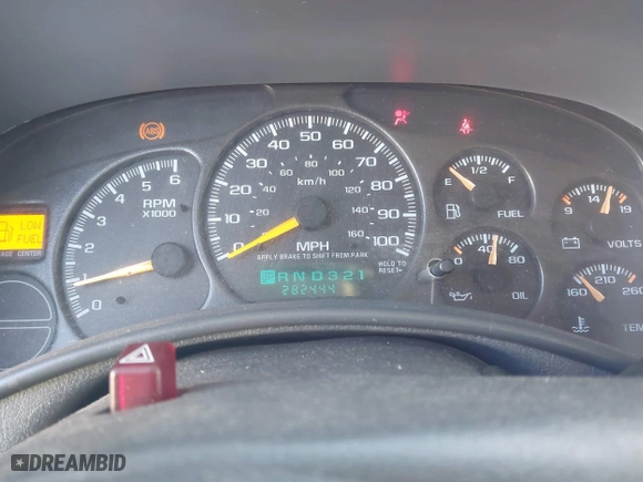 2001 Chevrolet Silverado 1500 LT with VIN 2GCEK19T811310180, listed as a IAAI auction lot 41443925 with 282,444 mi miles. Bid and sale history available at carsss.com. Image 7.