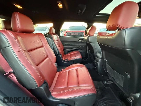 2021 Dodge Durango SRT Hellcat with VIN 1C4SDJH99MC822421, listed as a Copart auction lot 47705615 with 7,345 mi miles and Clean Title. Bid and sale history available at DreamBid. Image 6.