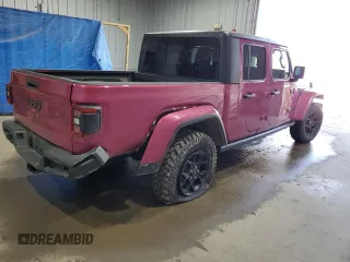 2024 Jeep Gladiator Sport S with VIN 1C6HJTAG9RL126938, listed as a Copart auction lot 54168665 with 6,975 mi miles and Salvage title. Bid and sale history available at DreamBid. Image 3.