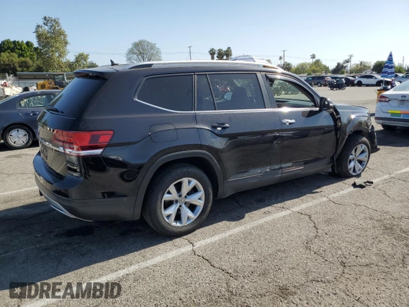 2019 Volkswagen Atlas SE with VIN 1V2DR2CA5KC537910, listed as a Copart auction lot 57333145 with 181,102 mi miles and Salvage title. Bid and sale history available at DreamBid. Image 3.