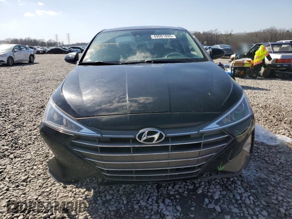2020 Hyundai Elantra SE with VIN KMHD74LF7LU939644, listed as a Copart auction lot 49001895 with 91,528 mi miles and Salvage Title. Bid and sale history available at carsss.com. Image 5.