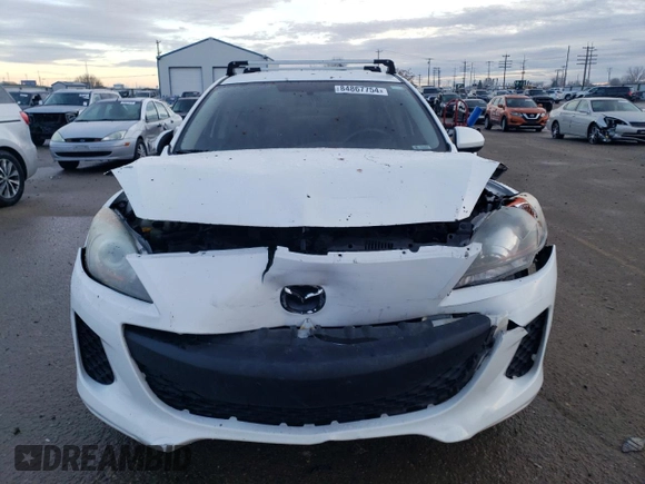2012 Mazda 3 i Sport with VIN JM1BL1UG6C1526158, listed as a Copart auction lot 84867754 with 138,013 mi miles and Salvage Title. Bid and sale history available at DreamBid. Image 5.