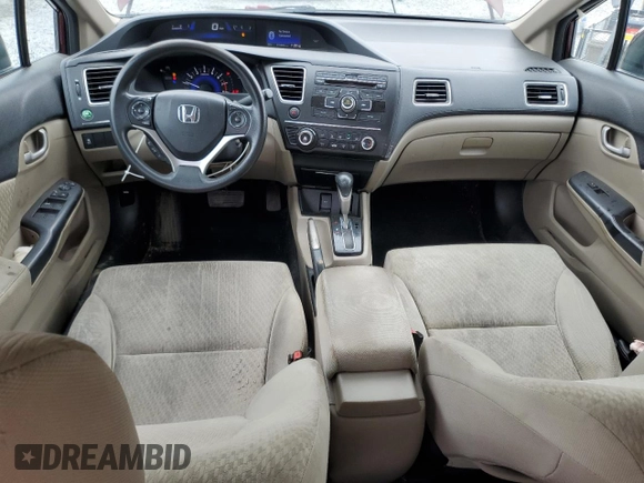 2014 Honda Civic Sedan LX with VIN 19XFB2F59EE056276, listed as a Copart auction lot 47921485 with 191,868 mi miles and Salvage Title. Bid and sale history available at carsss.com. Image 8.