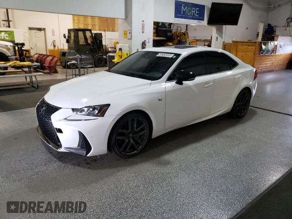 2020 Lexus IS 300 F Sport with VIN JTHG81F27L5043102, listed as a Copart auction lot 48204005 with 20,626 mi miles and Clean title. Bid and sale history available at DreamBid. Image 1.