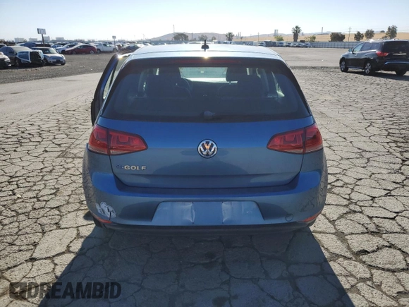 2016 Volkswagen Golf SE с VIN WVWKP7AU9GW902927, выставлен на аукционе Copart как лот 55606815 с пробегом 72 994 миль миль и Списание • Salvage title. История ставок и продаж доступна на DreamBid. Изображение 6.