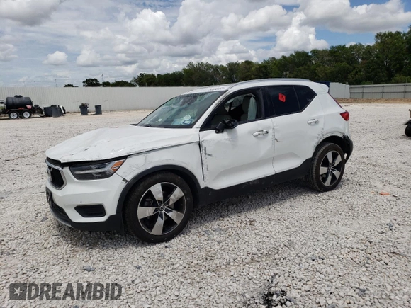 2020 Volvo XC40 Momentum with VIN YV4162UK3L2289293, listed as a Copart auction lot 58990463 with 40,269 mi miles and . Bid and sale history available at DreamBid. Image 1.