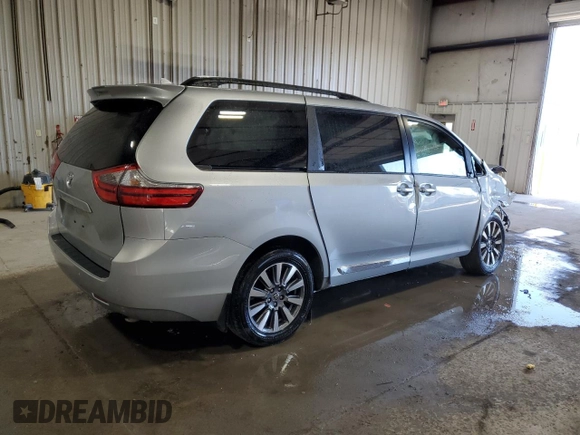 2020 Toyota Sienna XLE with VIN 5TDDZ3DC0LS251373, listed as a Copart auction lot 50257935 with 0 mi miles and Non Repairable. Bid and sale history available at carsss.com. Image 3.