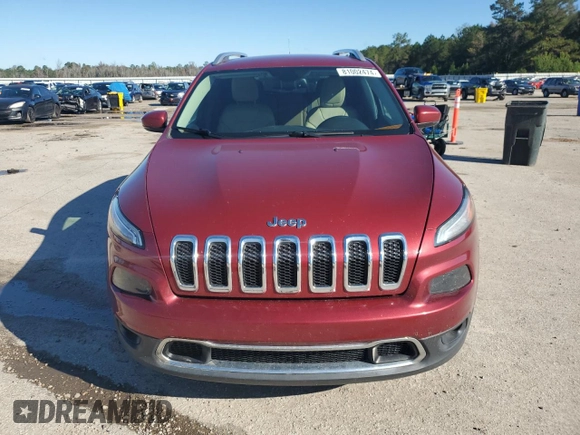 2017 Jeep Cherokee Limited with VIN 1C4PJLDB6HW518129, listed as a Copart auction lot 81002474 with 80,820 mi miles and Salvage title. Bid and sale history available at DreamBid. Image 5.