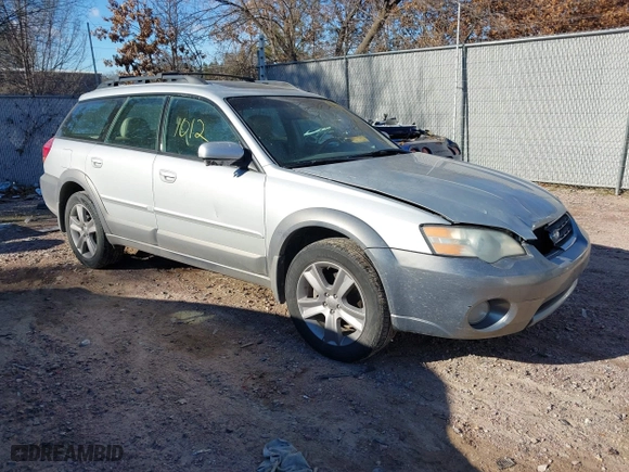 2006 Subaru Legacy Wagon Outback 3.0 R L.L. Bean with VIN 4S4BP86C764334012, listed as a IAAI auction lot 41411012 with 127,946 mi miles. Bid and sale history available at carsss.com. Image 1.