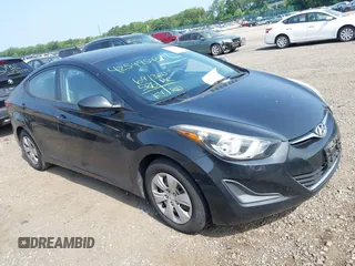 2016 Hyundai Elantra SE with VIN 5NPDH4AE8GH762081, listed as a IAAI auction lot 42549545 with 69,586 mi miles and . Bid and sale history available at DreamBid. Image 1.