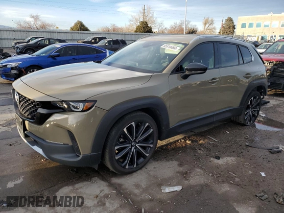 2023 Mazda CX-50 Premium Plus with VIN 7MMVABEYXPN110404, listed as a Copart auction lot 85310484 with 49,912 mi miles and Salvage Title. Bid and sale history available at DreamBid. Image 1.