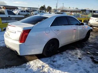 2018 Cadillac CTS Sedan Luxury AWD with VIN 1G6AX5SX8J0142351, listed as a Copart auction lot 42969535 with 91,152 mi miles and Salvage Title. Bid and sale history available at carsss.com. Image 3.