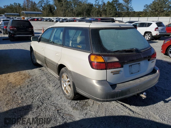 2002 Subaru Legacy Outback Limited with VIN 4S3BH686427647556, listed as a Copart auction lot 75890134 with Not provided miles and Salvage title. Bid and sale history available at DreamBid. Image 2.