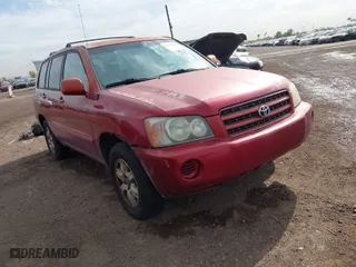 2003 Toyota Highlander with VIN JTEGF21A630110325, listed as a IAAI auction lot 41895801 with 258,511 mi miles. Bid and sale history available at carsss.com. Image 1.