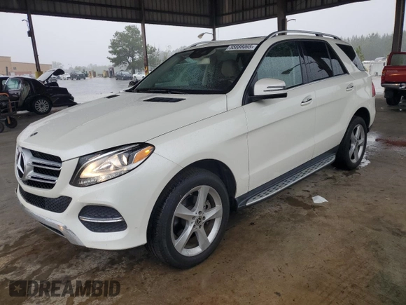 2018 Mercedes-Benz GLE 350 with VIN 4JGDA5JB5JB012500, listed as a Copart auction lot 55888065 with 122,955 mi miles and Salvage title. Bid and sale history available at DreamBid. Image 1.