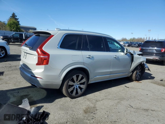 2021 Volvo XC90 Inscription Expression with VIN YV4BR00L9M1676419, listed as a Copart auction lot 46947514 with 56,090 mi miles. Bid and sale history available at carsss.com. Image 3.