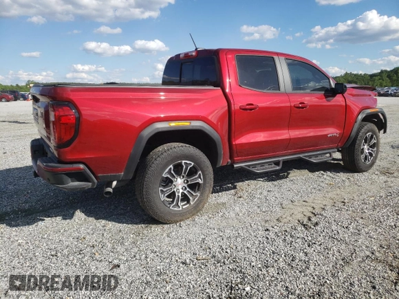 2024 GMC Canyon 4WD AT4 with VIN 1GTP6DEK3R1149427, listed as a Copart auction lot 55827855 with 12,411 mi miles and Salvage Title. Bid and sale history available at carsss.com. Image 3.