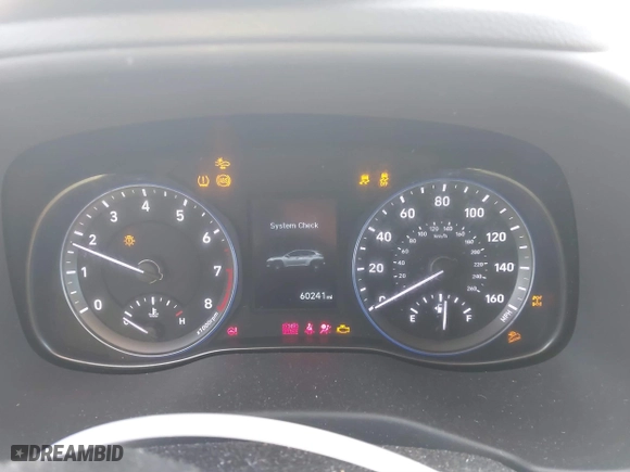 2019 Hyundai Kona Limited with VIN KM8K3CA51KU252116, listed as a IAAI auction lot 41409775 with 60,241 mi miles. Bid and sale history available at carsss.com. Image 7.