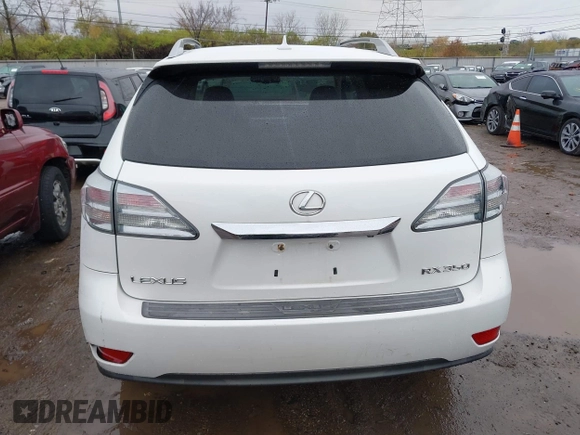 2010 Lexus RX 350 with VIN 2T2ZK1BA2AC011341, listed as a IAAI auction lot 40902191 with 191,941 mi miles. Bid and sale history available at carsss.com. Image 16.