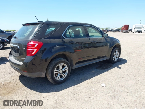 2016 Chevrolet Equinox LS with VIN 2GNALBEK1G6151276, listed as a IAAI auction lot 41981497 with 81,811 mi miles. Bid and sale history available at carsss.com. Image 4.