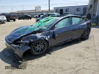 2025 Tesla Model 3 Long Range with VIN 5YJ3E1EA5SF999984, listed as a Copart auction lot 58244825 with Not provided miles and Salvage title. Bid and sale history available at DreamBid. Image 1.
