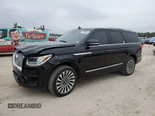 2021 Lincoln Navigator Reserve with VIN 5LMJJ2LT1MEL07634, listed as a Copart auction lot 44789485 with 51,691 mi miles and Salvage Title. Bid and sale history available at carsss.com. Image 1.