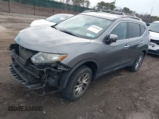 2014 Nissan Rogue SL with VIN 5N1AT2MV3EC860974, listed as a IAAI auction lot 41639668 with 99,360 mi miles. Bid and sale history available at carsss.com. Image 2.