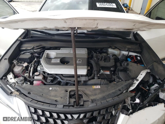 2020 Lexus UX with VIN JTHP9JBH9L2032384, listed as a Copart auction lot 50824393 with 43,709 mi miles. Bid and sale history available at carsss.com. Image 13.