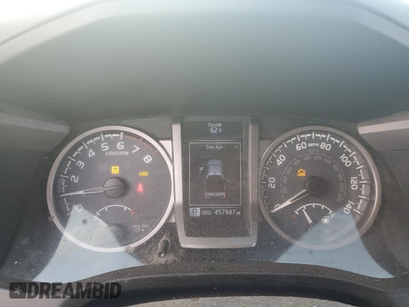 2016 Toyota Tacoma SR with VIN 3TMCZ5AN2GM021949, listed as a Copart auction lot 53678795 with 457,947 mi miles and Salvage Title. Bid and sale history available at carsss.com. Image 9.