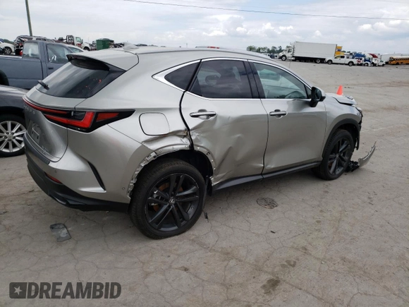 2022 Lexus NX with VIN JTJHKCFZ6N2004728, listed as a Copart auction lot 64253473 with 14,898 mi miles. Bid and sale history available at carsss.com. Image 3.