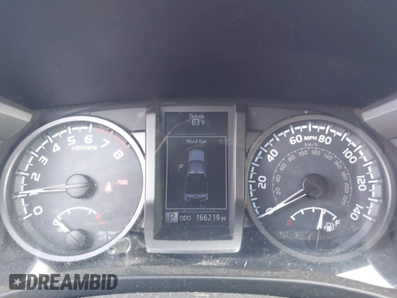 2017 Toyota Tacoma SR5 with VIN 3TMAZ5CN9HM031576, listed as a IAAI auction lot 41457373 with 166,219 mi miles and . Bid and sale history available at DreamBid. Image 7.