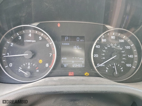 2017 Hyundai Elantra SE with VIN KMHD74LF3HU128818, listed as a Copart auction lot 50088785 with 123,493 mi miles and Salvage Title. Bid and sale history available at carsss.com. Image 9.